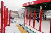 全自動一站式服務洗車！武進常州耀昌加油站fx80林頓電腦洗車機安裝中！操作方便快捷！